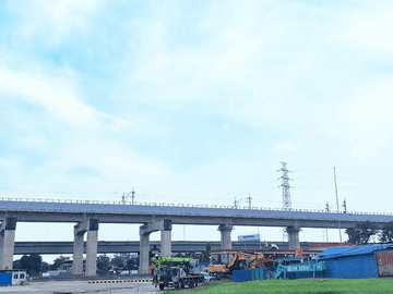 Tanah Luas 1300 M2 Di Pinggir Jalan Tol Jakarta Bekasi Di Tambun