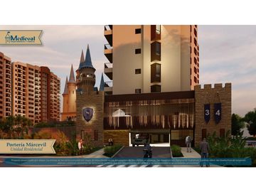 Venta apto Rionegro San Antonio de Pereira-Medieval Parque Residencial