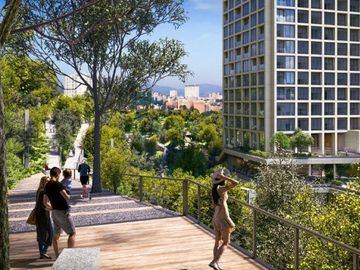 Condominio con 10,000 m2 de bosque privado, pozo de agua, cine, muro de escalar,