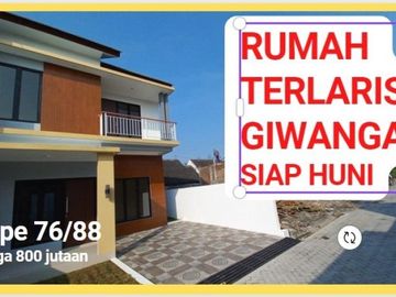 Rumah Siap Huni 2Lt Tepi Jalan Harga Murah 10 Menit Kota Jogja