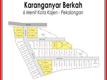 Dekat Alun-Alun Kajen Pekalongan, SHM, Harga 500 Rb-an