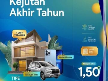 Villa murah di kota wisata batu potongan harga ratusan juta