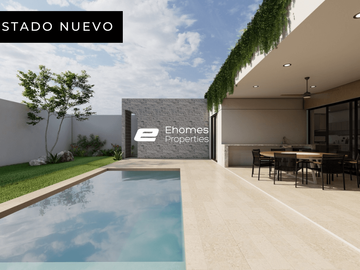 CASA VENTA MÉRIDA, DZITYÁ, NUEVO MODELO HENKO, 626 M2, TOTALMENTE EQUIPADA