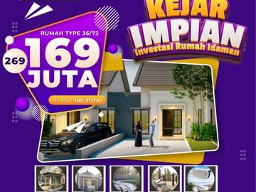 Rumah murah sidoarjo minimalis dekat pusat bisnis dibawah 200juta saja