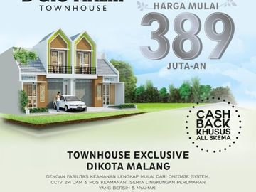 rumah 2 lantai dekat pusat perkantoran kota malang