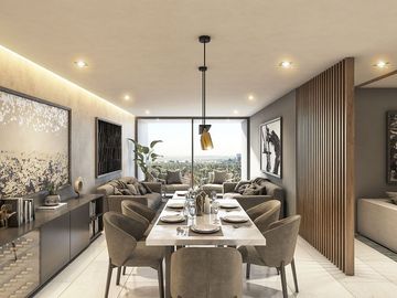 Departamento en venta 2 recámaras + flex con amenidades al norte de Merida