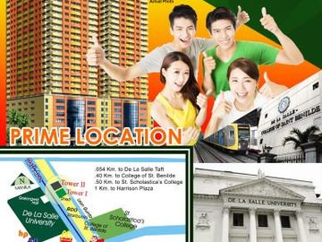 STUDIO UNIT IN TAFT, FRONTING LASALLE, RFO AFFORDABLE