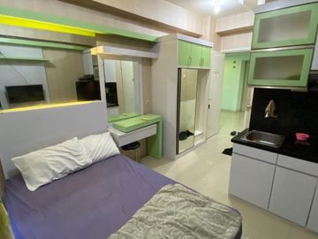 Apartemen studio tahunan free IPL fully furnished