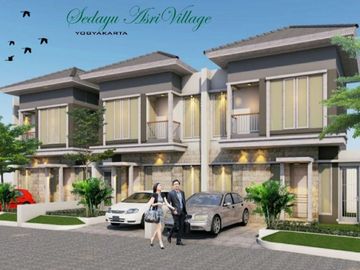 RUMAH MEWAH 2 LANTAI DI SEDAYU 3 KAMAR 500 JUTA CASHBACK BIAYA PAJAK LOKASI STRATEGIS