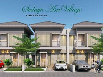 RUMAH MEWAH 2 LANTAI DI SEDAYU 3 KAMAR 500 JUTA CASHBACK BIAYA PAJAK LOKASI STRATEGIS