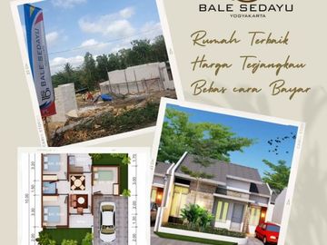 RUMAH MEWAH 2 LANTAI DI SEDAYU 3 KAMAR 500 JUTA CASHBACK BIAYA PAJAK LOKASI STRATEGIS