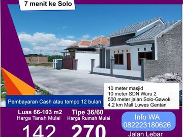 rumah waru baki rumah waru gentan rumah solo rumah gentan waru baki