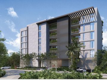 Condominio con terraza de 25 m2, vista al campo de golf, cuarto de servicio, cas