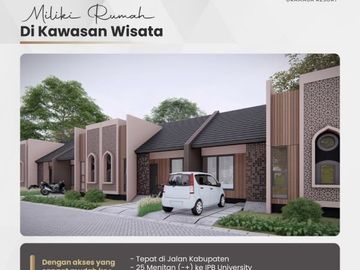 Jual Villa Sharia Mezanine dengan Fasilitas berkuda, memanah plus Smarthome dekat wisata Gn Bunder Bogor