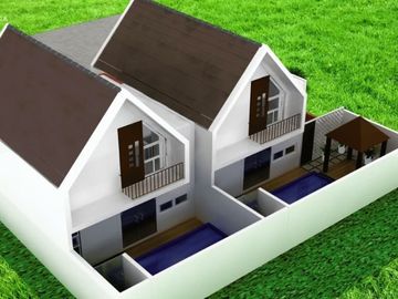 Jual Villa Sharia Mezanine dengan Fasilitas berkuda, memanah plus Smarthome dekat wisata Gn Bunder Bogor