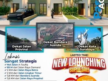 Terdekat Dari, WA 0823-3511-----, Rumah Dekat Lingkar Timur Sidoarjo Hanya 200 Juta-an