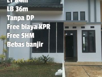 Rumah Siap Huni DP 0 Free Biaya2 Selangkah ke jl Tegar Beriman Tajur Halang Bogor 300 jutaan