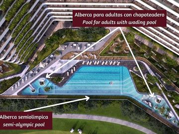 Penthouse de 3 recamaras en edificio sustentable con vista al mar, campo de golf