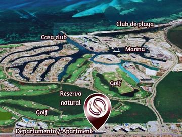 Penthouse de 3 recamaras en edificio sustentable con vista al mar, campo de golf