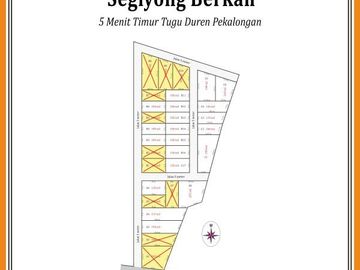 Tanah Dekat Jalan Karanganyar-Doro Pekalongan, SHM, Cicil 12x