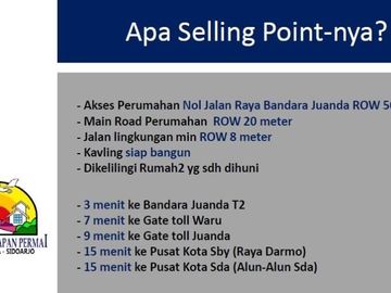 Mewah, Juanda Harapan Permai, 2 Lantai, Dekat Bandara, Sidoarjo | Br245 A
