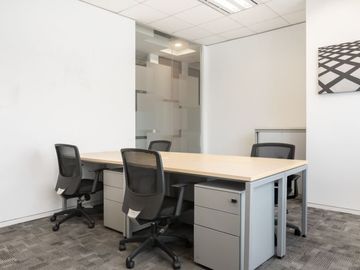 Find office space in Regus Prudential Centre for 4 persons with everything taken care of
