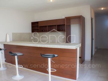 Casas en venta en Privada Residencial con recamara en planta baja en Merida