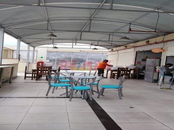 Oportunidad para negocio a precio de ocasión, local de 8 m2. para expendio de comida en el tercer piso, con punto de agua, con terraza para el consumo