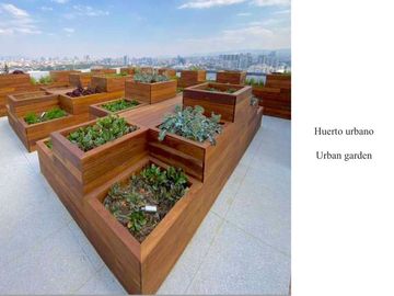 Condominio con spa, cine al aire libre, skybar, alberca, pista de jogging, gimn