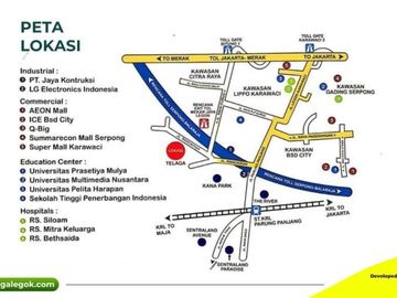 Perumahan Telaga Cluster Maninjau&Tondano type 46/72 3KT hanya 400jt an,5mnt dari Exit Tol bary Serpong-Balaraja!!