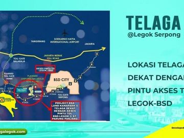 Perumahan Telaga Cluster Maninjau&Tondano type 46/72 3KT hanya 400jt an,5mnt dari Exit Tol bary Serpong-Balaraja!!