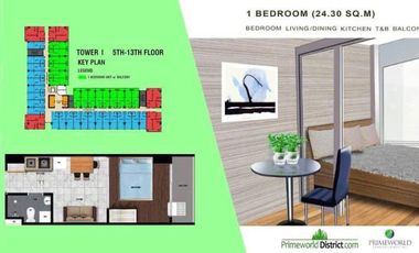 1 Bedroom w/ Balcony in Resort Condominium in Mactan