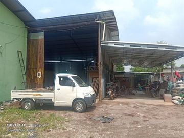 Jual cepat Tanah Rumah dan Gudang di Nanggeleng Cirahayu, Margaasih kabupaten Bandung.
