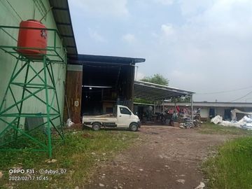 Jual cepat Tanah Rumah dan Gudang di Nanggeleng Cirahayu, Margaasih kabupaten Bandung.