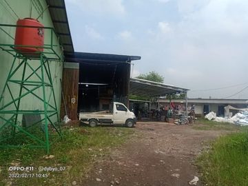 Jual cepat Tanah Rumah dan Gudang di Nanggeleng Cirahayu, Margaasih kabupaten Bandung.