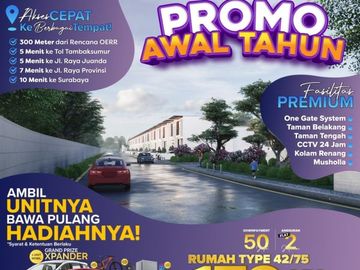DP 40 Jutaan, Perumahan Keren dan Hemat Lokasi di SDA
