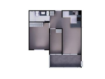 Departamento en venta de 2 dorm. en San Miguel