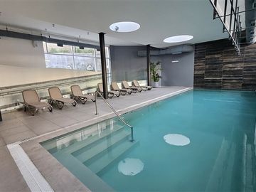 Amoblado 2D2B Vista Mar, Piscina Temperada, Jacuzzi, Gym