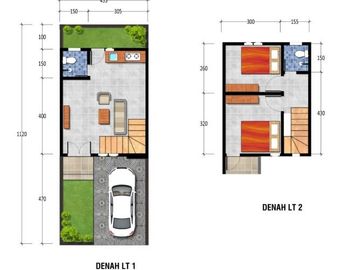 RUMAH MURAH DALAM KOMPLEK DI SESETAN BISA AKSES MOBIL