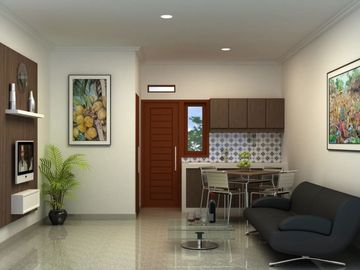 RUMAH MURAH DALAM KOMPLEK DI SESETAN BISA AKSES MOBIL