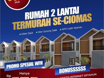 Rumah 2 Lantai Termurah se Ciomas Bogor!