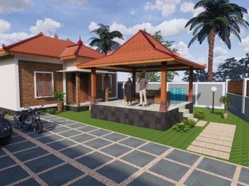 VILLA EKSKLUSIF & MEGAH, BERLUASAN 255 M2 BISA TEMPO TANPA BUNGA!