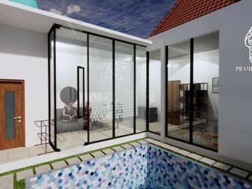 VILLA EKSKLUSIF & MEGAH, BERLUASAN 255 M2 BISA TEMPO TANPA BUNGA!