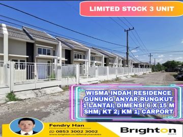 WISMA INDAH GUNUNG ANYAR MURAH ROW JALAN LEBAR LIMITED STOCK 3 UNIT