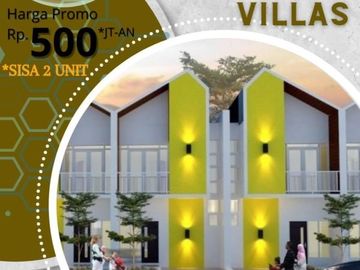 Rumah 2 Lantai Hanya 500 Jutaan Sisa 2 Unit Lagi