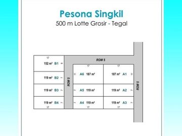 Tanah Tegal, Dekat Lotte Grosir Singkil, Adiwerna: Sertifikat SHM Bukan AJB