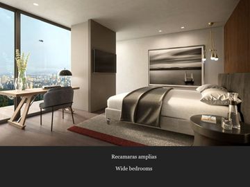 Condominio con terraza de 24 m2 vista al bosque de Chapultepec, cuarto de servic