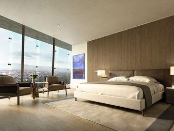 Condominio con terraza de 24 m2 vista al bosque de Chapultepec, cuarto de servic