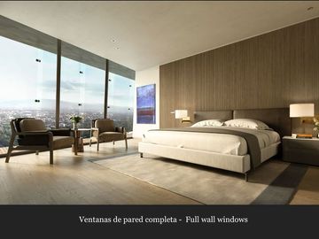 Condominio con terraza de 24 m2 vista al bosque de Chapultepec, cuarto de servic