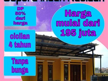 Hunian minimalis modern, free desain, bebas banjir; Bandung